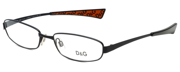 Dolce & Gabbana Designer Eyeglasses DG4105-BR in Black 51mm :: Custom Left & Right Lens