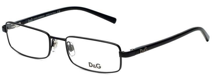 Dolce & Gabbana Designer Eyeglasses DG5002-064 in Black 51mm :: Rx Single Vision