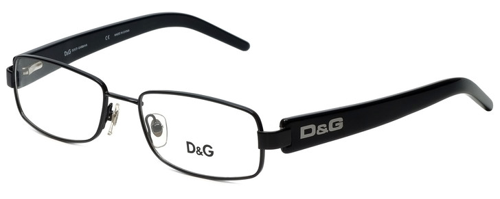Dolce & Gabbana Designer Eyeglasses DG5043-064 in Black 50mm :: Custom Left & Right Lens