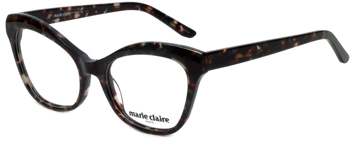 Marie Claire Designer Eyeglasses MC6234-BLK in Black Grey Marble 53mm :: Custom Left & Right Lens