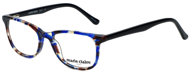 Marie Claire Designer Eyeglasses MC6237-BLB in Blue Black 47mm :: Custom Left & Right Lens