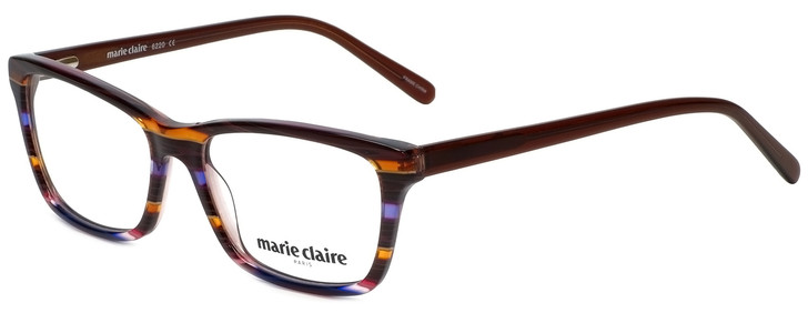 Marie Claire Designer Eyeglasses MC6220-SLV in Stripe Lavender  53mm :: Rx Bi-Focal