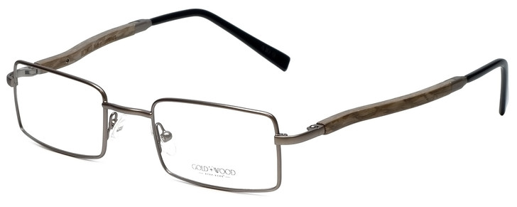 Gold & Wood Designer Eyeglasses 410.9-106 in Gunmetal 47mm :: Rx Bi-Focal