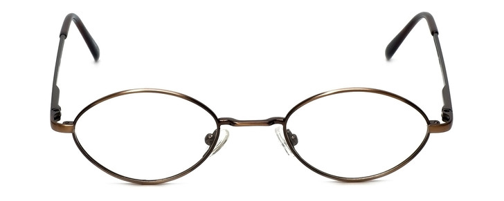 Flex Collection Designer Reading Glasses FL-65 Antique Brown Copper Bronze 44mm