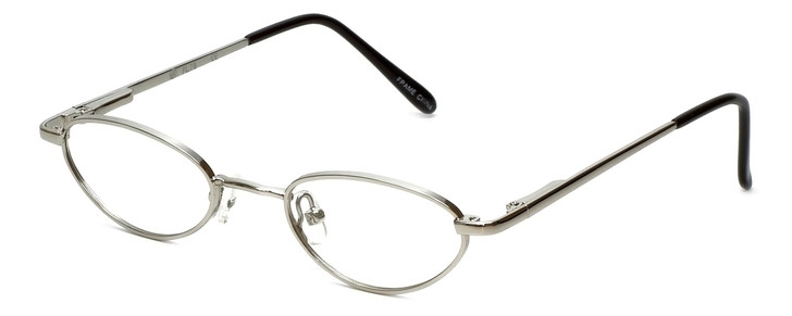 Flex Collection Authentic Designer Reading Glasses FL-75 in Chrome Silver 41 mm