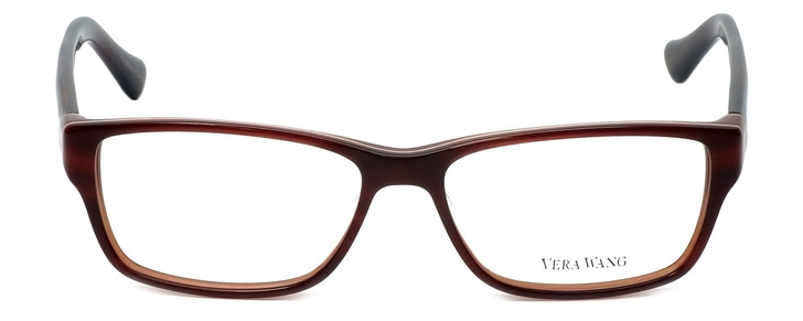 Vera Wang Designer Reading Glasses V069 in Burgundy-Horn 52mm