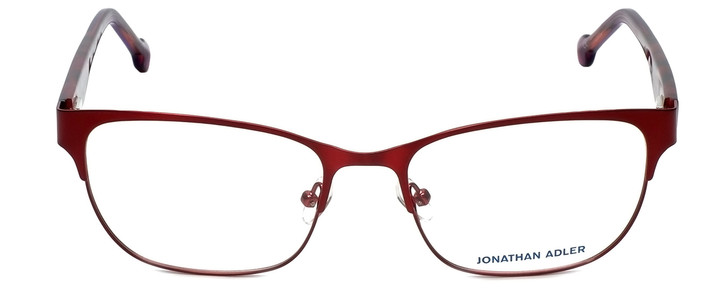 Jonathan Adler Designer Eyeglasses JA102-Red in Red 55mm :: Custom Left & Right Lens