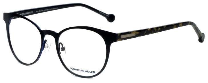 Jonathan Adler Designer Eyeglasses JA506-Black in Black 51mm :: Custom Left & Right Lens