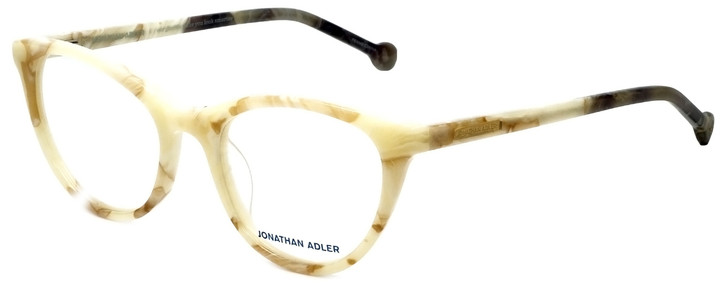 Jonathan Adler Designer Eyeglasses JA307-Bone in Bone 51mm :: Custom Left & Right Lens