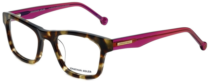 Jonathan Adler Designer Eyeglasses JA300-TokTor in Tokyo Tortoise 53mm :: Rx Single Vision