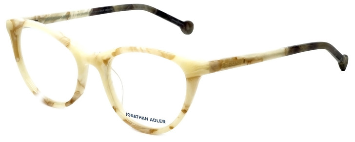 Jonathan Adler Designer Eyeglasses JA307-Bone in Bone 51mm :: Rx Single Vision