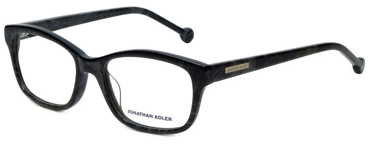 Jonathan Adler Designer Eyeglasses JA313-Black in Black 51mm :: Progressive