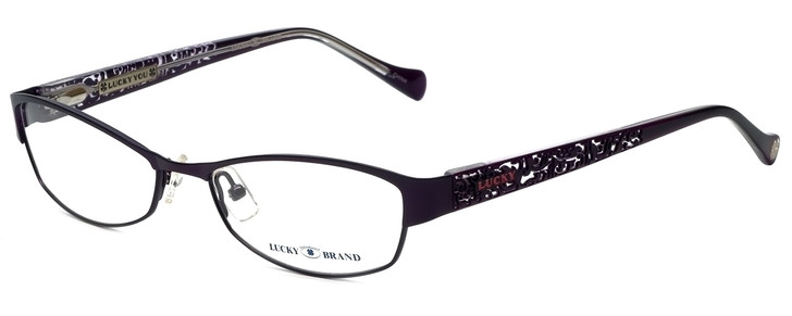 Lucky Brand Designer Eyeglasses Delilah-PURP in Purple 52mm :: Rx Single Vision