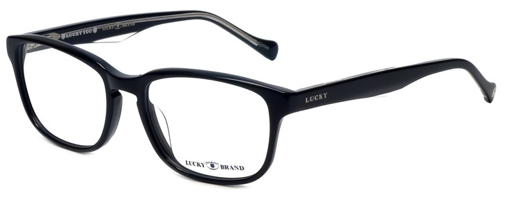 Lucky Brand Designer Eyeglasses Folklore-Black in Black 52mm :: Rx Bi-Focal