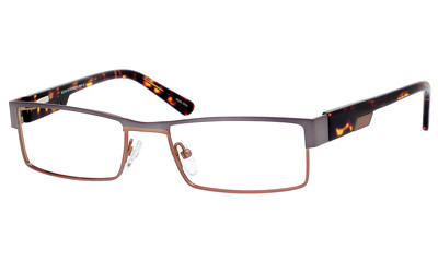 Dale Earnhardt, Jr. 6741 Metal Authentic Designer Reading Glasses in Gun-Brown