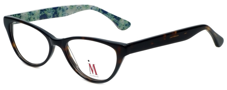 Isaac Mizrahi Designer Eyeglasses M110-02 in Tortoise Green 52mm :: Progressive