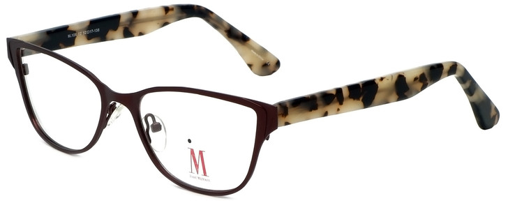 Isaac Mizrahi Designer Eyeglasses M106-02 in Brown 52mm :: Progressive