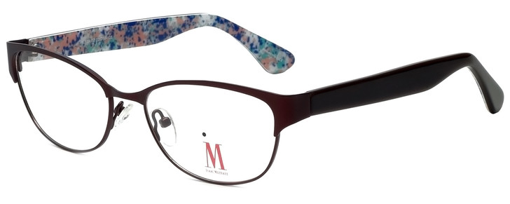 Isaac Mizrahi Designer Reading Glasses M109-02 in Brown 52mm