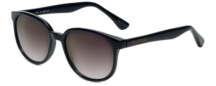Isaac Mizrahi Authentic Designer Sunglasses IM44-10 Gloss Black Gold w/Grey Lens