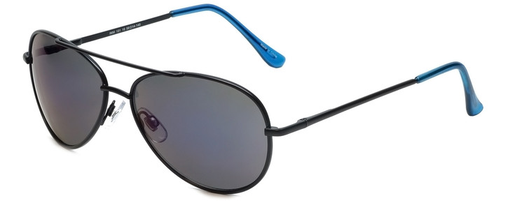 Isaac Mizrahi Designer Pilot Metal Sunglasses IMM101-10 Black/Purple Mirror
