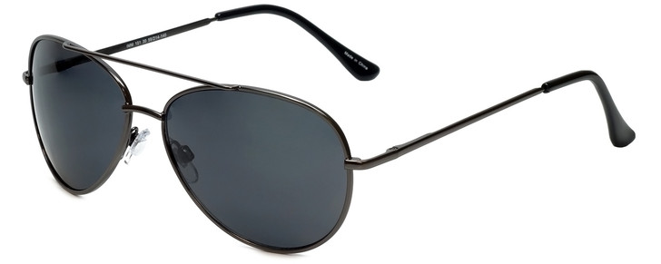 Isaac Mizrahi Designer Pilot/Pilot Metal Sunglasses IMM101-30 Gunmetal/Grey