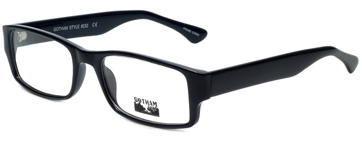 Gotham Style Designer Eyeglasses GS232-BLK in Black 60mm :: Progressive