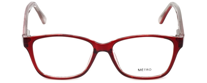 Metro Designer Eyeglasses Metro-23-Wine in Wine 47mm :: Custom Left & Right Lens