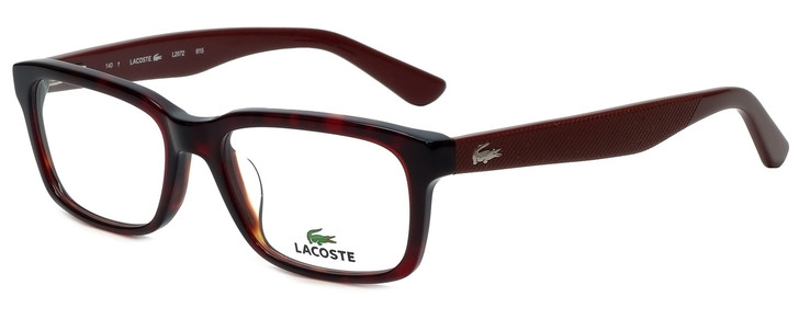 Lacoste Designer Eyeglasses L2672-615 in Red Havana 50mm :: Custom Left & Right Lens