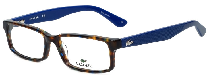 Lacoste Designer Eyeglasses L2685-215 in Blue Havana 53mm :: Rx Bi-Focal