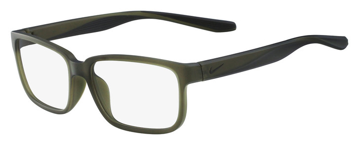 Nike Designer Eyeglasses Nike-7102-310 in Matte Cargo Khaki 55mm :: Custom Left & Right Lens