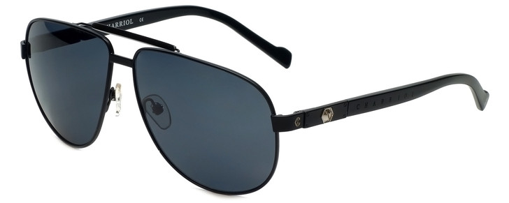 Charriol Designer Sunglasses in Black Frame & Grey Lens (PC8067-C1)