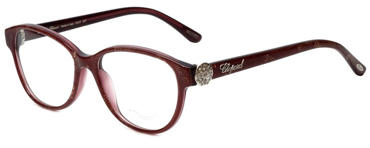 Chopard Designer Eyeglasses VCH160S-0AEG in Plum Lace 53mm :: Custom Left & Right Lens