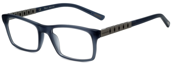 Chopard Designer Eyeglasses VCH162-4ALM in Dark Grey Transparent 54mm :: Rx Bi-Focal