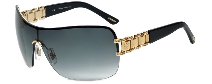 Chopard Designer Sunglasses SCHA62S-300F in Black with Grey Gradient Lens