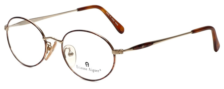 Etienne Aigner Designer Eyeglasses EA-3-2-49 in Demi Amber Gold 49mm :: Rx Single Vision