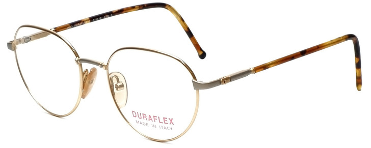 Duraflex Designer Eyeglasses Duraflex-2-Col-1 in Gold 51mm :: Custom Left & Right Lens