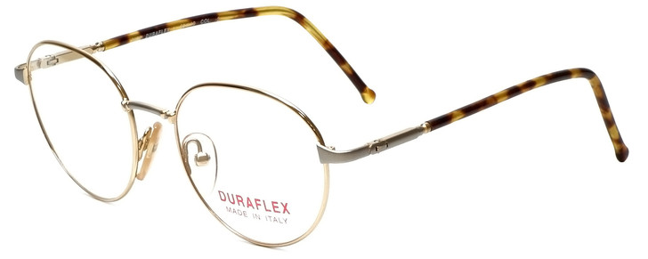 Duraflex Designer Eyeglasses Duraflex-1-Col-2 in Gold 50mm :: Rx Single Vision