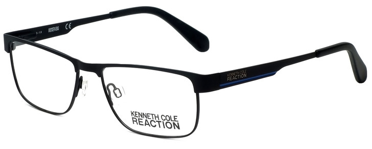 Kenneth Cole Designer Eyeglasses Reaction KC0779-002 in Matte Black 54mm :: Custom Left & Right Lens