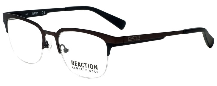 Kenneth Cole Designer Eyeglasses Reaction KC0791-009 in Matte Gunmetal 50mm :: Progressive