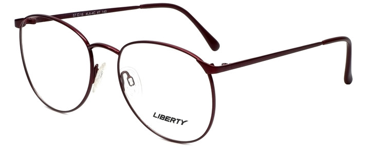 Liberty Optical Designer Eyeglasses LA-4C-7 in Antique Red 55mm :: Rx Bi-Focal