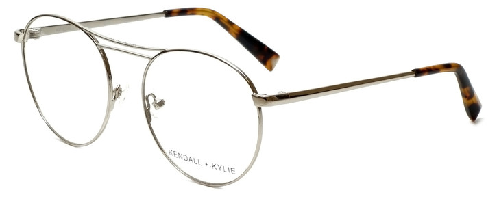 Kendall + Kylie Designer Eyeglasses Nikki KKO131-045-54 in Silver 54mm :: Custom Left & Right Lens