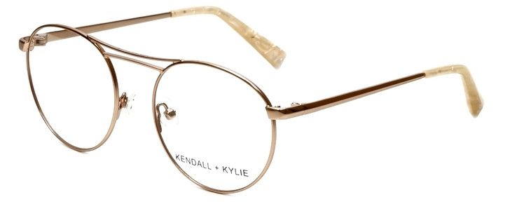 Kendall + Kylie Designer Eyeglasses Nikki KKO131-780 in Rose Gold 50mm :: Custom Left & Right Lens