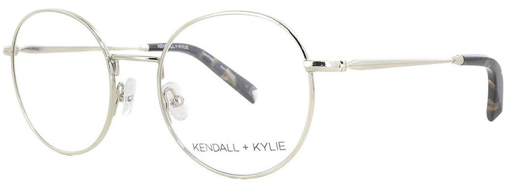 Kendall + Kylie Designer Eyeglasses Whitney KKO117-718 in Light Gold 49mm :: Custom Left & Right Lens