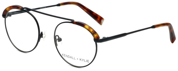 Kendall + Kylie Designer Eyeglasses Stacie KKO130-002 in Black 48mm :: Rx Single Vision