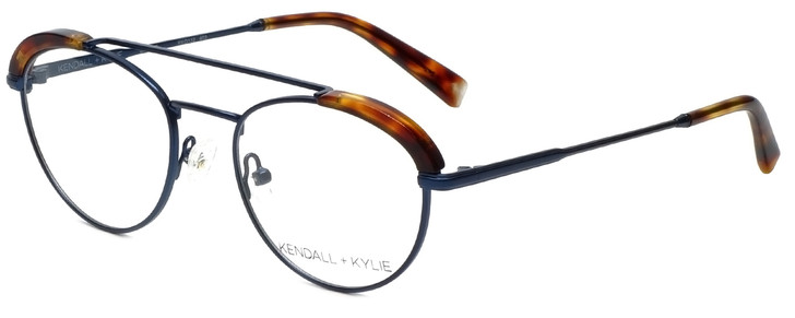 Kendall + Kylie Designer Eyeglasses Shayne KKO132-403 in Dark Blue 50mm :: Rx Single Vision