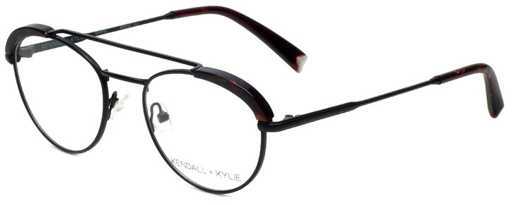 Kendall + Kylie Designer Eyeglasses Shayne KKO132-002 in Black 50mm :: Progressive