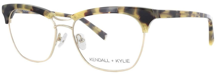 Kendall + Kylie Designer Eyeglasses Piper KKO109-281 in Tortoise 53mm :: Progressive