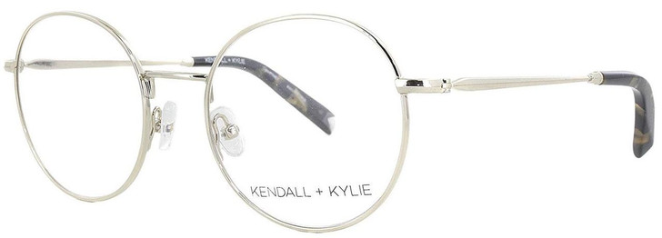 Kendall + Kylie Designer Eyeglasses Whitney KKO117-718 in Light Gold 49mm :: Progressive