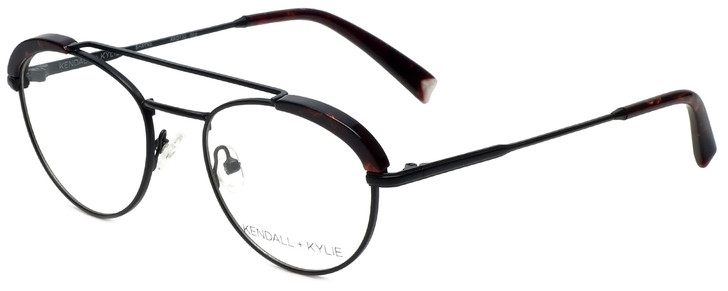 Kendall + Kylie Designer Reading Glasses Shayne KKO132-002 in Black 50mm