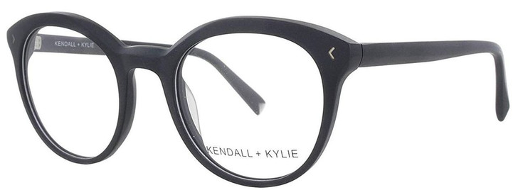 Kendall + Kylie Designer Eyeglasses Arianna KKO103-002 in Black 50mm :: Custom Left & Right Lens